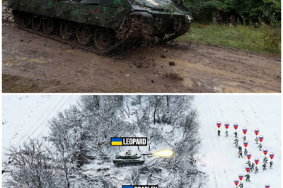 “Turning the Tide: Ukrainian Forces Decimate Russian Brigade in a Stunning Display of Tactical Brilliance!” In a breathtaking display of tactical superiority, Ukrainian forces turned the tables on a Russian brigade attempting to breach their defenses. What began as a bold assault quickly devolved into chaos when a mine took out the lead vehicle, sending shockwaves through the entire column. Drones captured the ensuing pandemonium as Russian armor fell victim to precision strikes, transforming the battlefield into a graveyard of military might. This catastrophic failure raises critical questions about the effectiveness of Russian strategies. Will this be the turning point in the war? The world is watching! 👇