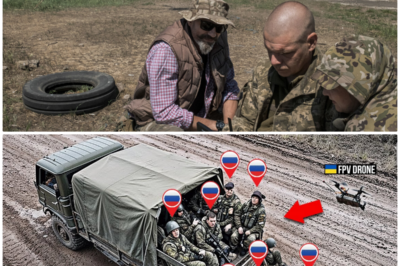 A massive Russian assault—tanks, BMPs, and artillery moving in sync—looked unstoppable. But the moment a Ukrainian drone locked eyes on the column, everything unraveled. Russian Brigade Realizes Ukrainian Drone Spots Them. FPV drones swarmed, anti-tank mines erupted, and precise artillery tore through the formation. Crews fled burning wrecks, momentum vanished, and what began as a breakthrough ended in disaster. This wasn’t just a failed push—it was a warning that brute force alone can’t win modern wars. Russian Brigade Realizes Ukrainian Drone Spots Them, and the age of armored assaults may never be the same. More details below👇