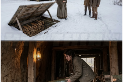 Her Cabin Had No Firewood — Until Neighbors Found Her Underground Shed Keeping Logs Dry All Winter