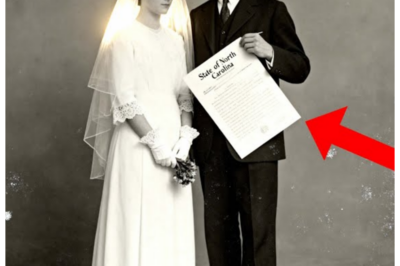 This 1921 Studio Photo Looks Like a Normal Wedding Until You Notice the Paper in His Pocket
