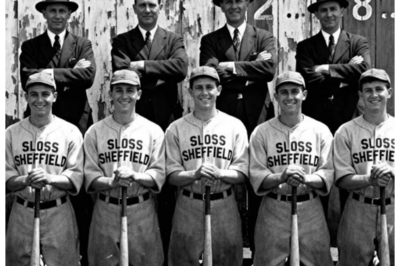This 1913 Company Baseball Photo Looks Fun Until You Study The Fence