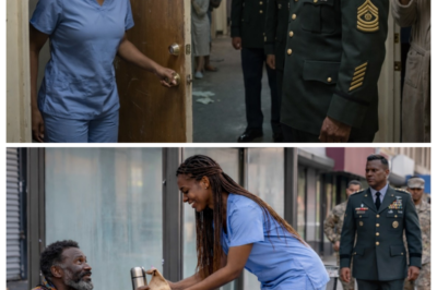 Kind Nurse Fed A Homeless Old Man Every Day, One Day Military Officers Arrived At Her Door