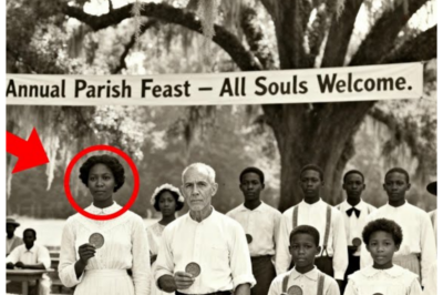 This 1908 Parish Picnic Photo Looks Joyful Until You Notice The Line