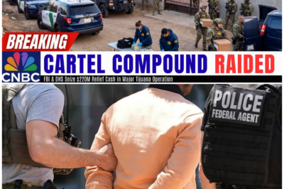 🦊BORDERLAND BOMBSHELL: FBI & DHS STORM AN ALLEGED “CARTEL MAYOR” COMPOUND IN TIJUANA AS $220 MILLION IN RELIEF CASH IS SEIZED AND FILES ARE SEALED 😱