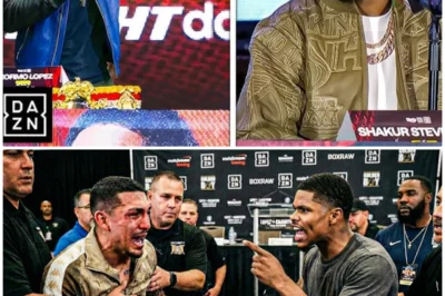“The Fight That Shook the World: Shakur Stevenson’s Savage Retaliation Against Teofimo Lopez!”  When fists fly and reputations are on the line, the world watches with bated breath! The recent showdown between Shakur Stevenson and Teofimo Lopez was more than just a fight; it was a spectacle of raw emotion and unfiltered rage. Stevenson’s merciless humiliation of Lopez for his judge-blaming antics has left the boxing world reeling. What does this mean for their futures, and who will rise from the ashes of this explosive rivalry? Get ready for an inside look at the drama that has everyone talking! 👇