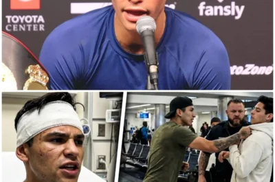 “LEAKED FOOTAGE: MARIO BARRIOS GOES WILD ON RYAN GARCIA IN AIRPORT BRAWL THAT WILL CHANGE THEIR RIVALRY FOREVER – YOU WON’T BELIEVE WHAT SET HIM OFF!” Everyone knew it was coming, but no one expected it to go down like this. Mario Barrios, the quietly intense boxer, suddenly snapped at the unflappable Ryan Garcia—and it was all caught on camera. What started as a casual exchange quickly erupted into a confrontation that has shaken the boxing world to its core. Was this the boiling point of a rivalry built on pride and power, or is there something much deeper brewing between these two fighters? One moment in an airport, one explosive confrontation, and suddenly the gloves are off—not just in the ring, but in a psychological war that no one saw coming. What triggered Barrios to snap like this, and why did Garcia stay eerily calm? Trust us, you’ve never seen a fight like this before. 👇