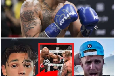 “RYAN GARCIA THROWS DOWN THE GAUNTLET: AFTER THE MIKE TYSON FIGHT, HE’S READY TO DESTROY JAKE PAUL AND CLAIM HIS SPOT AT THE TOP OF THE FIGHTING WORLD”  After dominating Mike Tyson, Ryan Garcia is ready for his next challenge—and this time, it’s personal. The young prodigy has set his sights on Jake Paul, and the drama surrounding this fight promises to be more explosive than anything we’ve ever seen in boxing. But is he biting off more than he can chew? 👇