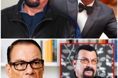 “Jean-Claude Van Damme Drops a Bombshell: The Truth Behind His Bitter Feud with Steven Seagal!”  In a shocking twist that will leave fans gasping, Jean-Claude Van Damme has finally opened up about his long-standing feud with fellow action star Steven Seagal. For years, whispers of rivalry and tension have surrounded these two titans of the silver screen, but the real story has remained shrouded in mystery—until now. What drove these martial arts legends apart? Was it jealousy, betrayal, or something even darker? Van Damme’s explosive revelations promise to peel back the layers of this Hollywood drama, revealing a saga filled with unexpected twists and jaw-dropping confessions. The truth is more scandalous than anyone could have imagined! 👇
