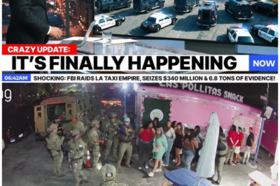 🦊LOS ANGELES ROCKED AS FBI RAIDS A MASSIVE TAXI EMPIRE—SEALED ROOMS, HIDDEN RECORDS, AND A DISCOVERY THAT LEFT AGENTS STUNNED 😱