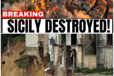 🦊SICILY ON THE BRINK: ANCIENT TOWN CRACKS APART AS A MASSIVE LANDSLIDE FORCES 1,500 TO FLEE AND THREATENS TO ERASE CENTURIES OF HISTORY 😱
